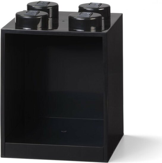 LEGO Brick 4 Fali polc - Fekete