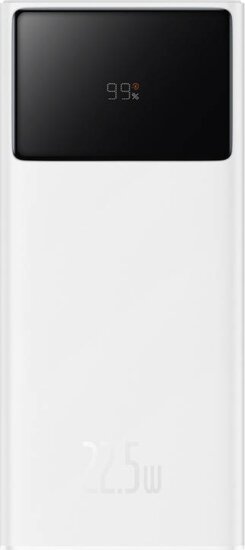 Baseus Star-Lord Digital Display Fast Charge Powerbank 20000mAh ( 3A / 5V) - Fehér