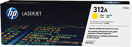 HP CF382A (312A) sárga toner