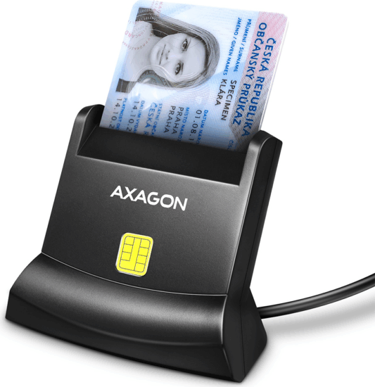 Axagon CRE-SM4N USB 2.0 Smart card / ID card kártyaolvasó