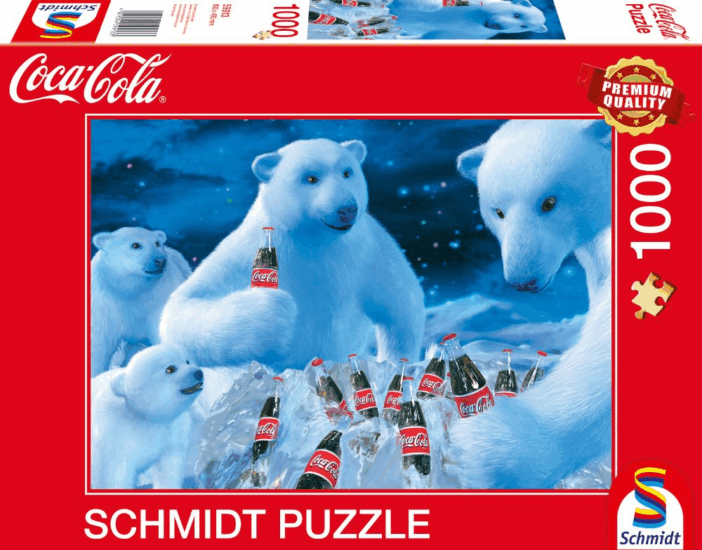 Schmidt Spiele Coca-Cola Jegesmedvék - 1000 darabos puzzle Schmidt Spiele Coca-Cola Jegesmedvék - 1000 darabos puzzle