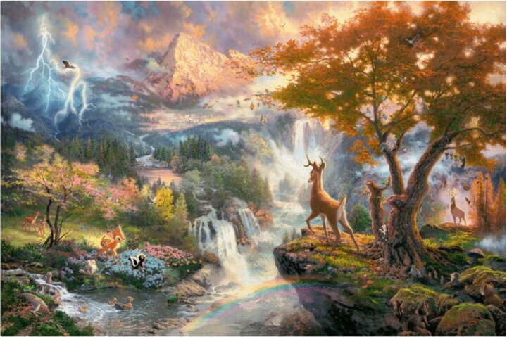 Schmidt Spiele Thomas Kinkade Disney Bambi - 1000 darabos puzzle