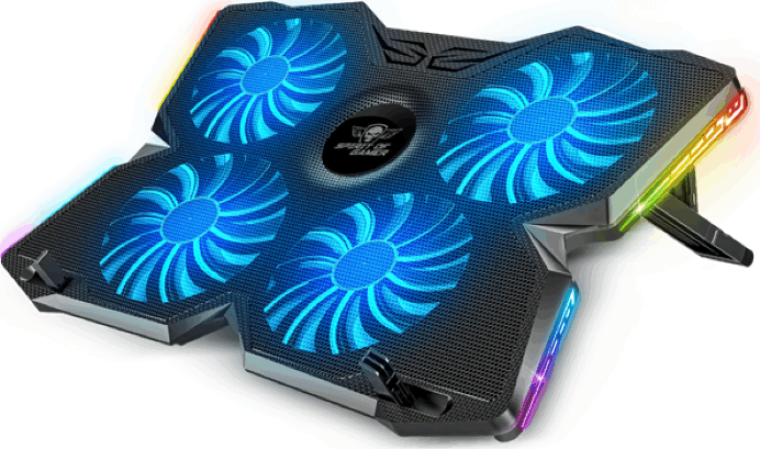 Spirit of Gamer AIRBLADE 500 RGB 17" Laptop hűtőpad - Feket