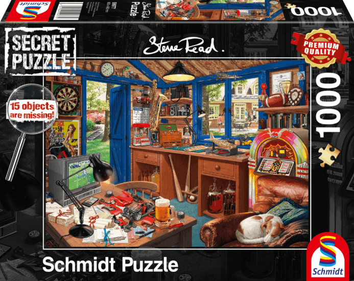 Schmidt Spiele Secret Apa műhelye - 1000 darabos puzzle Schmidt Spiele Secret Apa műhelye - 1000 darabos puzzle