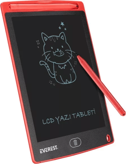 Everest EV-DY100 Rajztábla 8,5" 125 x 175mm - Piros