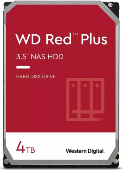 Western Digital 4TB Red Plus (CMR,256MB) SATA3 3.5" NAS HDD Western Digital 4TB Red Plus (CMR,256MB) SATA3 3.5" NAS HDD