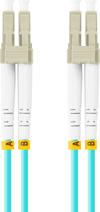 Lanberg FO-LULU-MD31-0030-TQ optikai patch kábel LC/UPC Duplex 3m - Világoskék