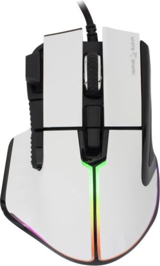 White Shark MARROK Vezetékes Gaming Egér - Fehér