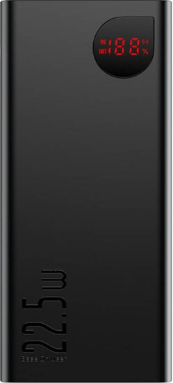 Baseus Adaman Powerbank 20000mAh (1.5-5A / 4.5-12V) - Fekete