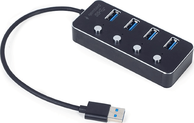 Gembird UHB-U3P4P-01 USB Type-A 3.1 HUB (4 port)