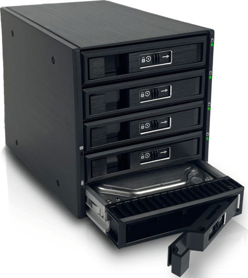 Fantec BP-T3151-12G/6G HDD Backplane - Fekete