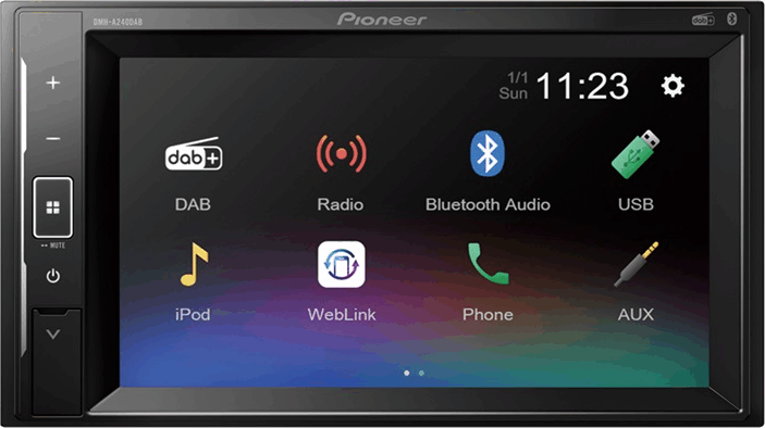 Pioneer DMH-A240DAB Autó HiFi fejegység