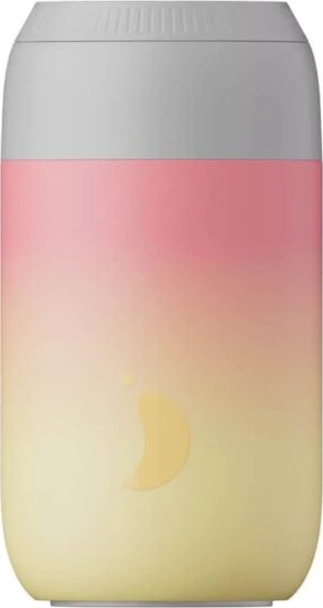 Chilly's Series 2 340ml Termosz bögre - Rózsaszín/Sárga Chilly's Series 2 340ml Termosz bögre - Rózsaszín/Sárga