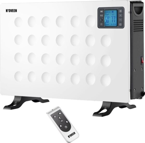 N'oveen CH8000 LCD Szabadonálló Elektromos Konvektor 2000W - Fehér N'oveen CH8000 LCD Szabadonálló Elektromos Konvektor 2000W - Fehér