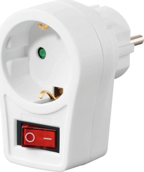 Hama 223212 250V Hálózati kapcsolható aljzat - Fehér