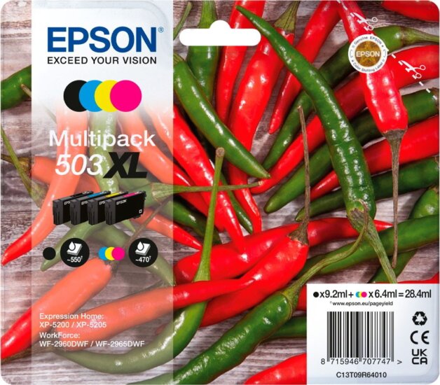 Epson 503XL Eredeti Tintapatron Multipack