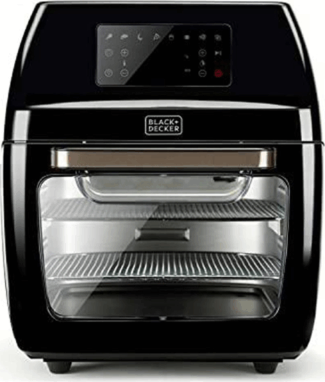 Black & Decker BXAFO1200E 12L Forrólevegős fritőz - Fekete
