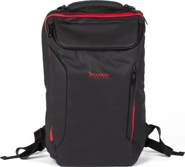 Konix Drakkar Ragnarr 17" Notebook Hátizsák - Fekete Konix Drakkar Ragnarr 17" Notebook Hátizsák - Fekete