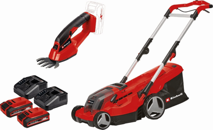 Einhell GE-CM 36/37 Li Set Akkumulátoros fűnyíró készlet