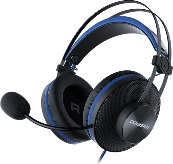 Cougar Immersa Essential Blue Vezetékes Gaming Headset - Fekete/Kék
