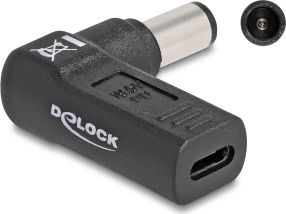 Delock 60005 USB-C HP 7,4 x 5,0mm Laptop töltőfej adapter