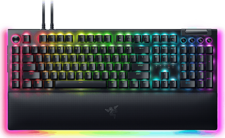 Razer BlackWidow V4 Pro (Green Switch) Vezetékes Mechanikus Gaming Billentyűzet - Német