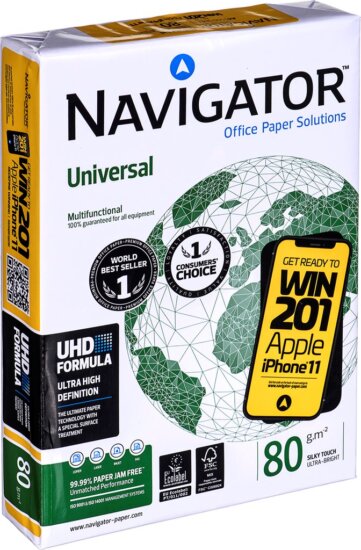 Navigator Universal A4 Nyomtatópapír (500 db/csomag)