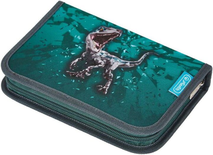 Herlitz Green Rex töltött Klapnis tolltartó - Zöld