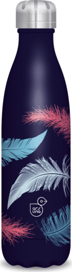 Ars Una Feather-dark 500ml Kulacs - Mintás Ars Una Feather-dark 500ml Kulacs - Mintás