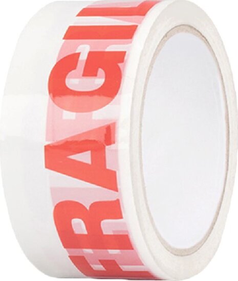 Iris csomagzáró szalag 50mmx66m Fragile/törékeny feliratú