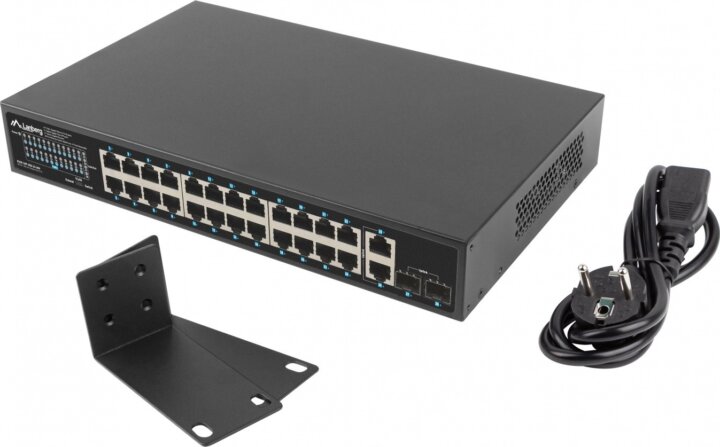 Lanberg RSGE-24P-2GE-2S-36 Gigabit POE Switch Lanberg RSGE-24P-2GE-2S-36 Gigabit POE Switch