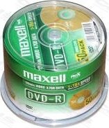 MAXELL DVD lemez -R 4.7GB 50db/Henger 16x