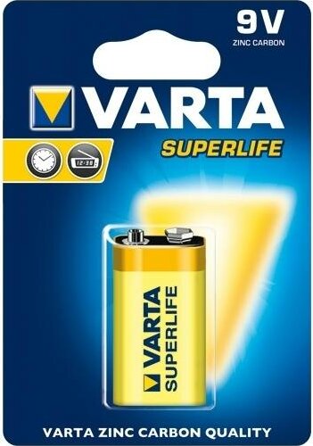Varta Superlife 6LR61 E 9V Szén-cink elem (1db/csomag)