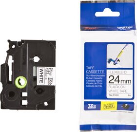 Brother TZEFX251 P-Touch Feliratozógép szalag 24 mm fehér alapon fekete, flexibilis