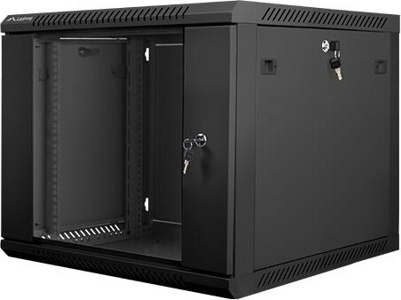 Lanberg 19" fali rack szekrény 9U 600x600mm - fekete