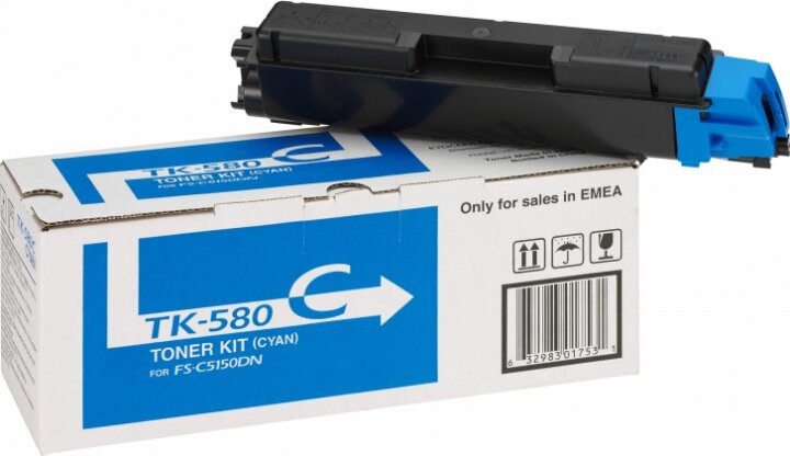 Kyocera TK-580 Eredeti Toner Cián