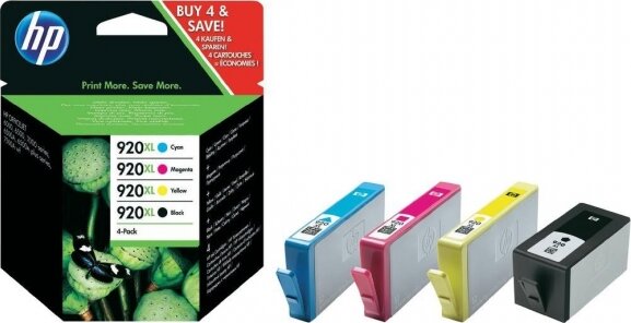 HP 920XL Eredeti Tintapatron MultiPack (BK/C/M/Y) HP 920XL Eredeti Tintapatron MultiPack (BK/C/M/Y)