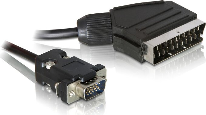 Delock Cable Video Scart output > VGA input 2m