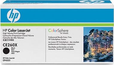 HP CE260X fekete nagykapacítású toner