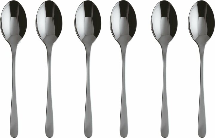 Sambonet Taste PVD Mokkás kanál készlet - Fekete (6 darabos)