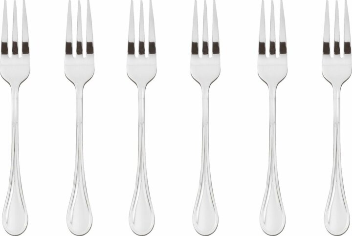 Sambonet Royal Desszert villa készlet - Fényes ezüst (6 darabos)