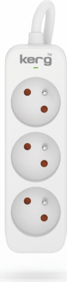 Kerg M02384 230V Elosztó 3 aljzatos 3m - Fehér
