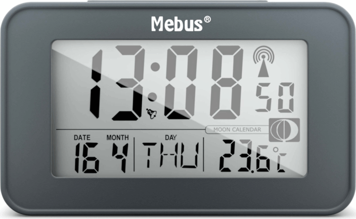 Mebus 51460 Ébresztőóra - Szürke