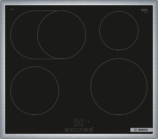 Bosch Serie 4 PIF64RBB5E Indukciós főzőlap - Fekete