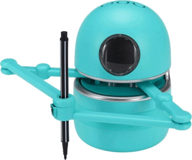 LANDZO Quincy Interaktív és Oktató Rajzoló Robot - Türkiz