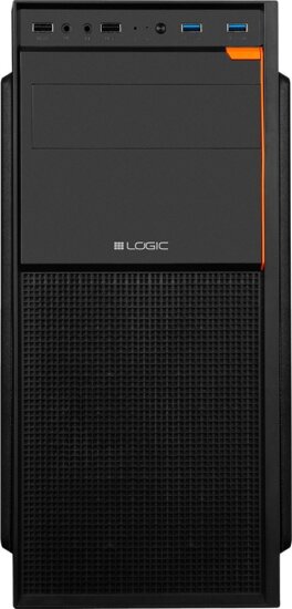 Logic J23 midi Számítógépház - Fekete