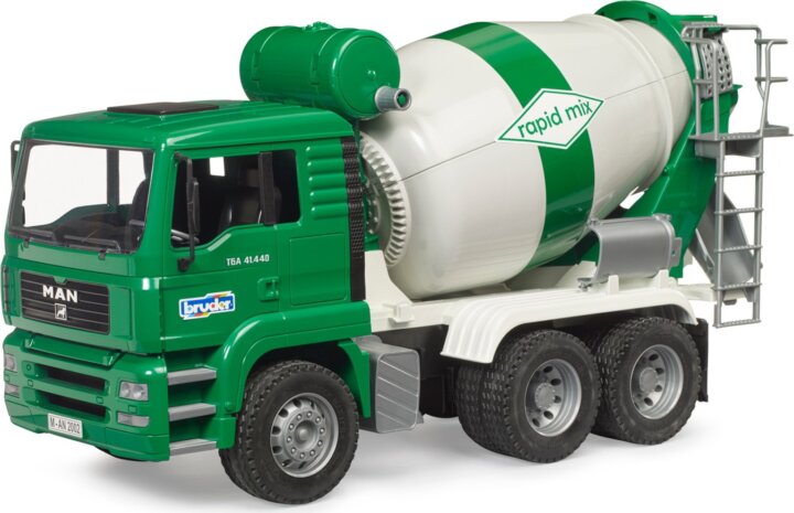 Bruder MAN TGA Betonkeverő - Zöld/szürke