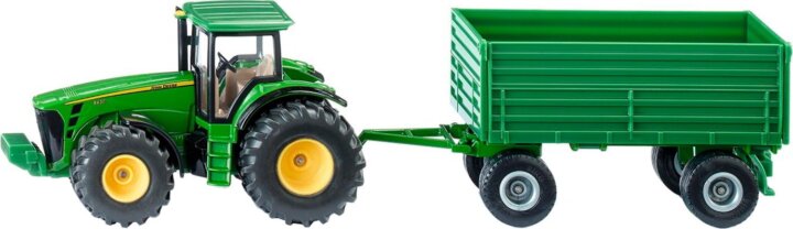 Siku Farmer Traktor pótkocsival fém modell (1:50)