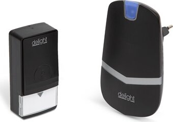 Delight 55342BK Vezeték nélküli Csengő