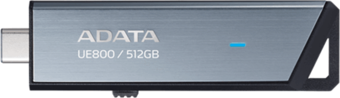 ADATA UE800 USB-C 3.2 512GB Pendrive - Ezüst ADATA UE800 USB-C 3.2 512GB Pendrive - Ezüst
